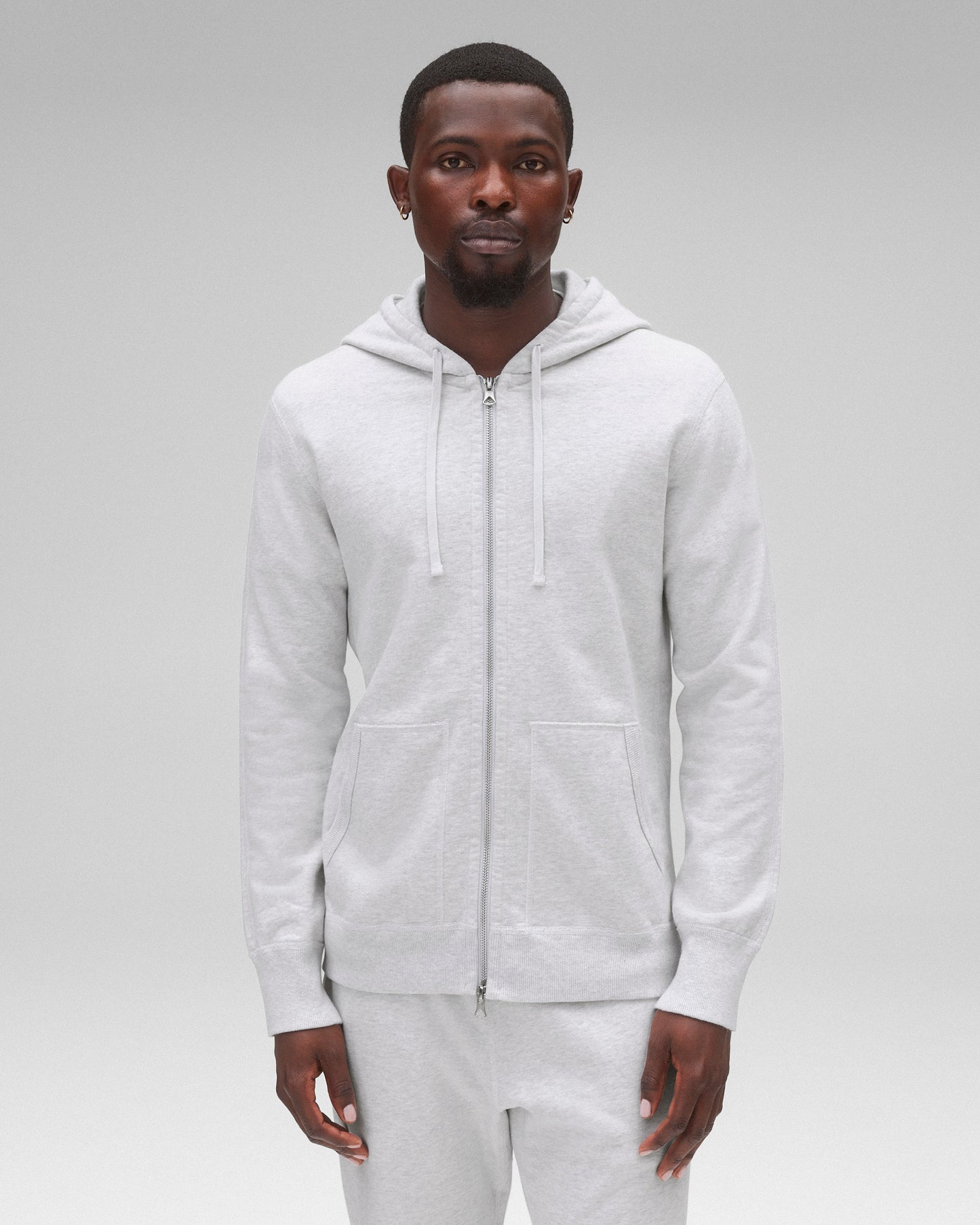 Midweight Terry Slim Zip Hoodie