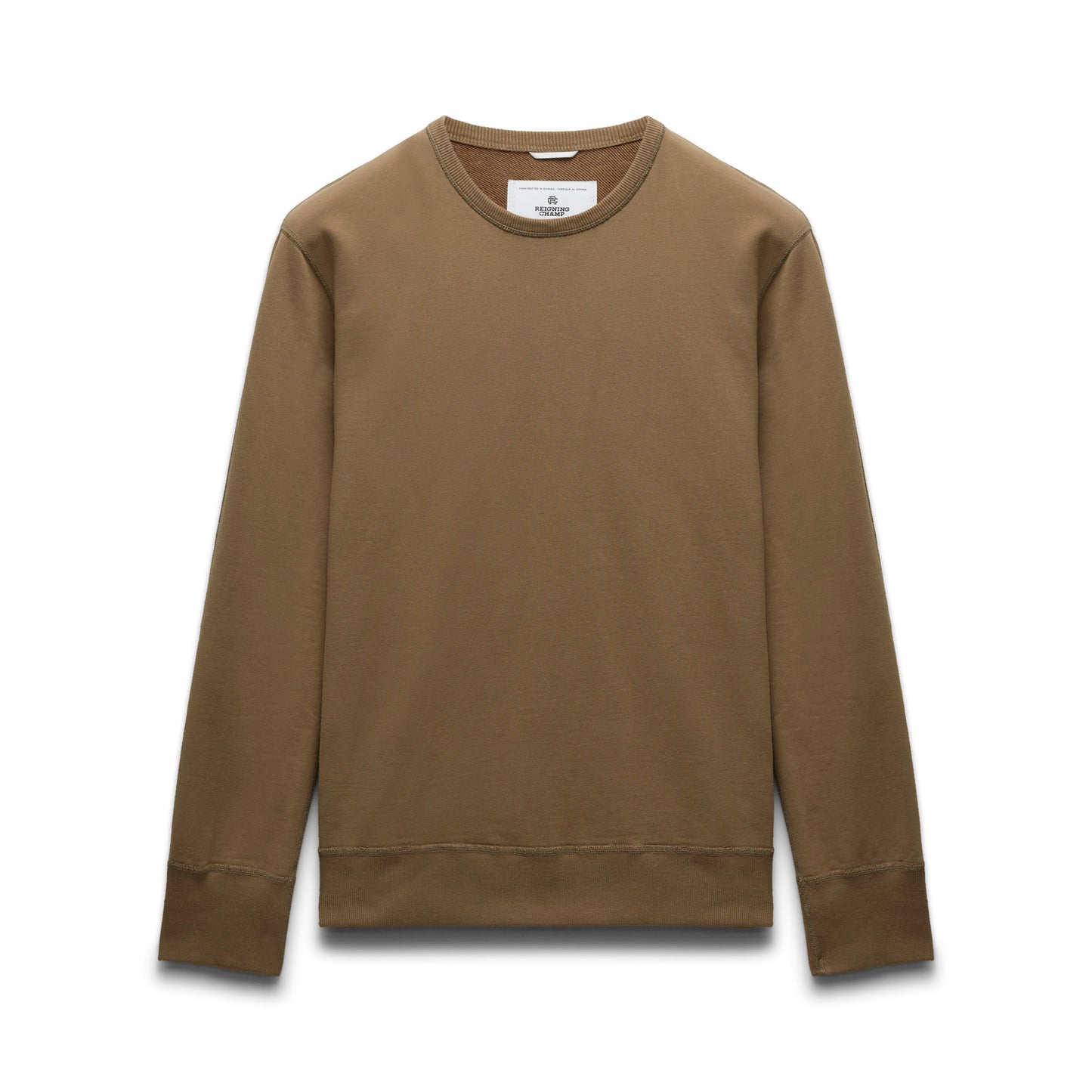 Midweight Terry Slim Crewneck