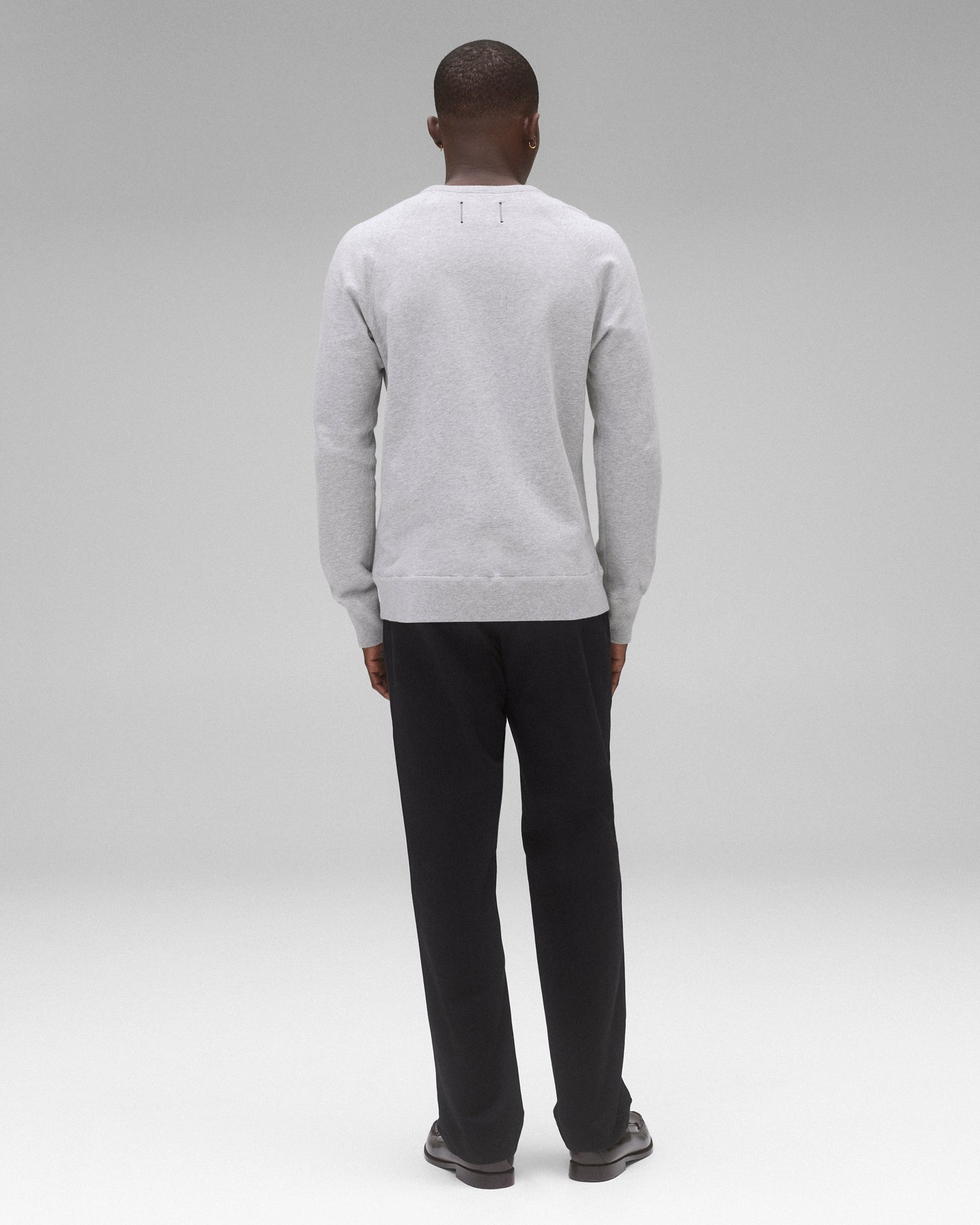 Midweight Terry Slim Crewneck