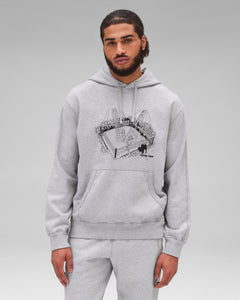 Midweight Terry Lines Standard Hoodie