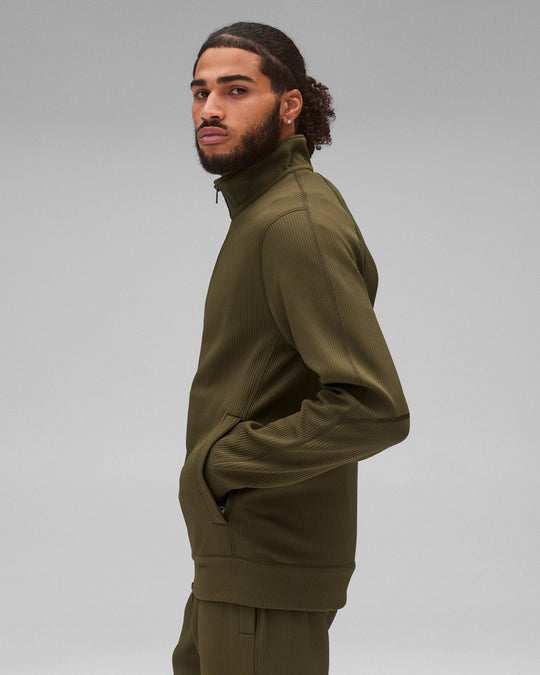 Double Knit Rally Slim Track Jacket