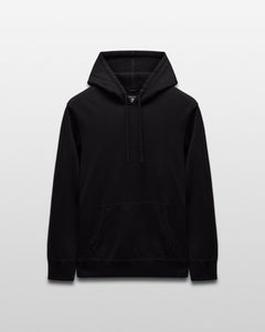 Kyoto Black Midweight Terry Slim Hoodie