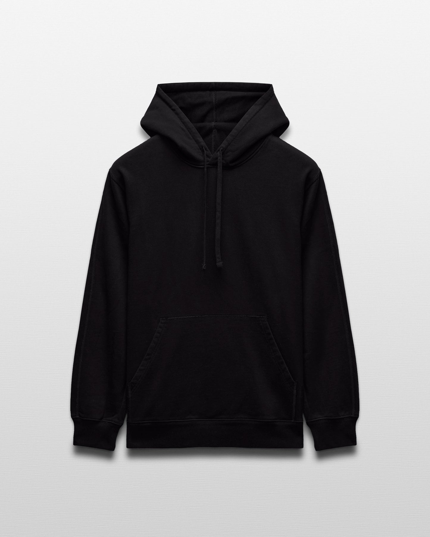 Kyoto Black Midweight Terry Classic Hoodie