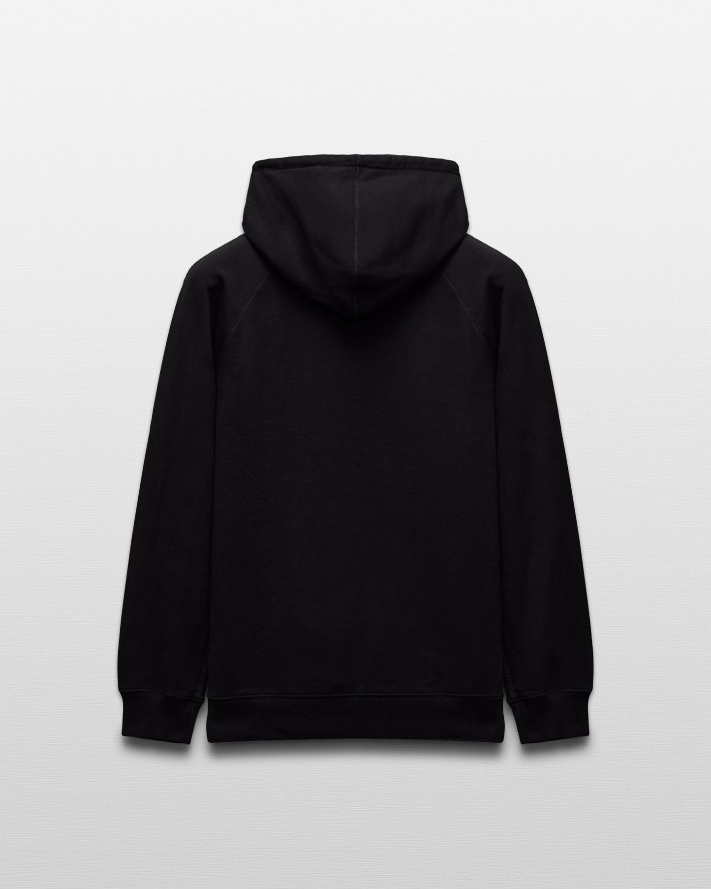 Kyoto Black Midweight Terry Classic Hoodie