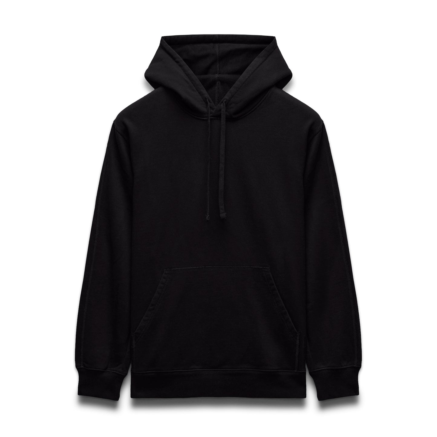 Kyoto Black Midweight Terry Classic Hoodie