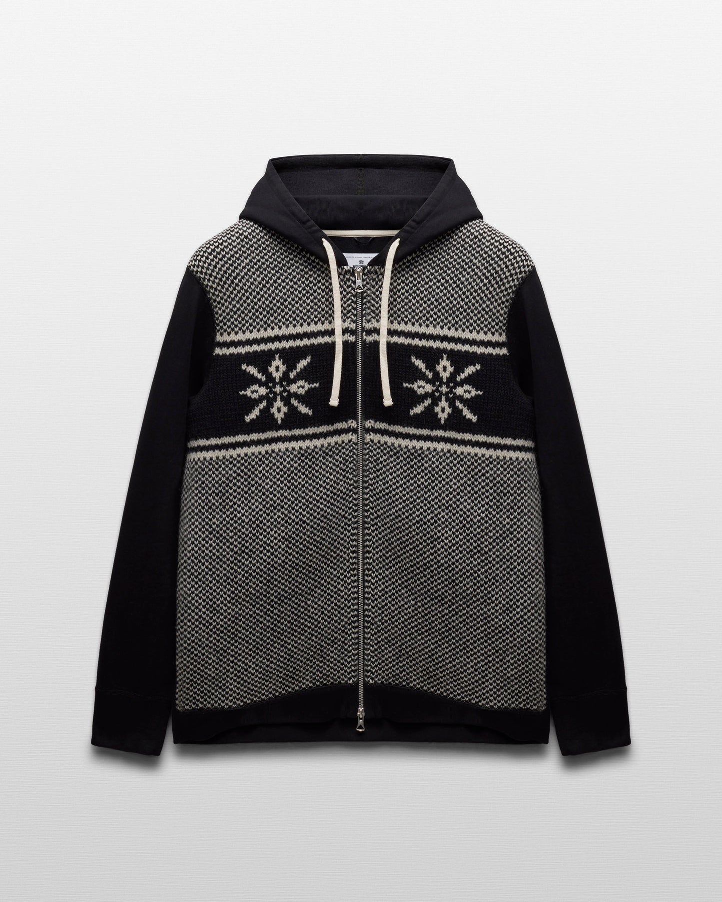 Junya Watanabe Shetland Wool Slim Zip Hoodie