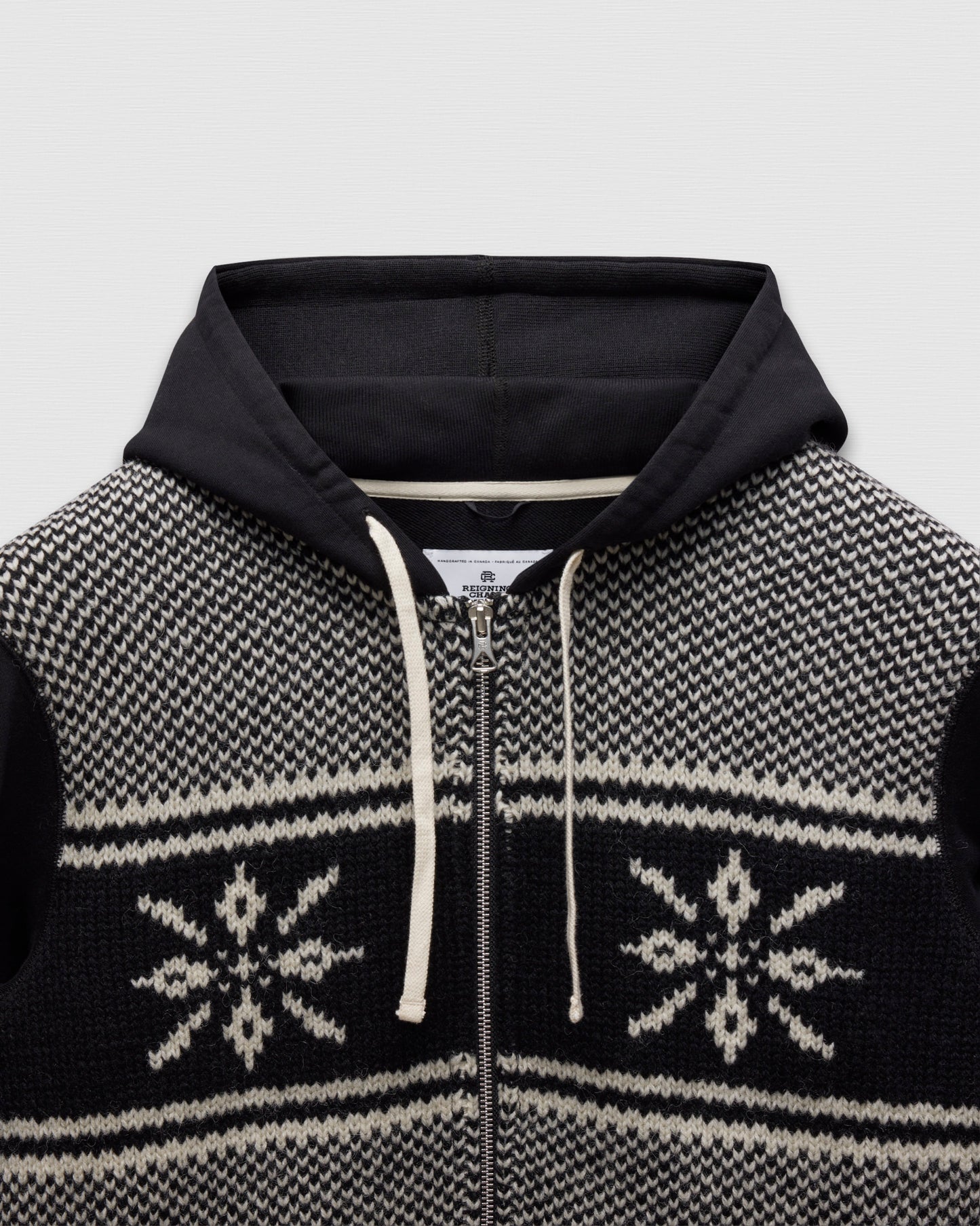 Junya Watanabe Shetland Wool Slim Zip Hoodie