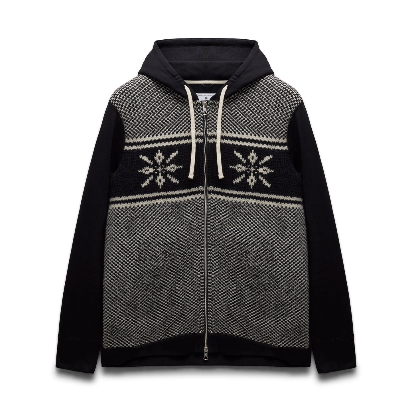 Junya Watanabe Shetland Wool Slim Zip Hoodie