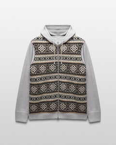 Junya Watanabe Shetland Wool Slim Zip Hoodie