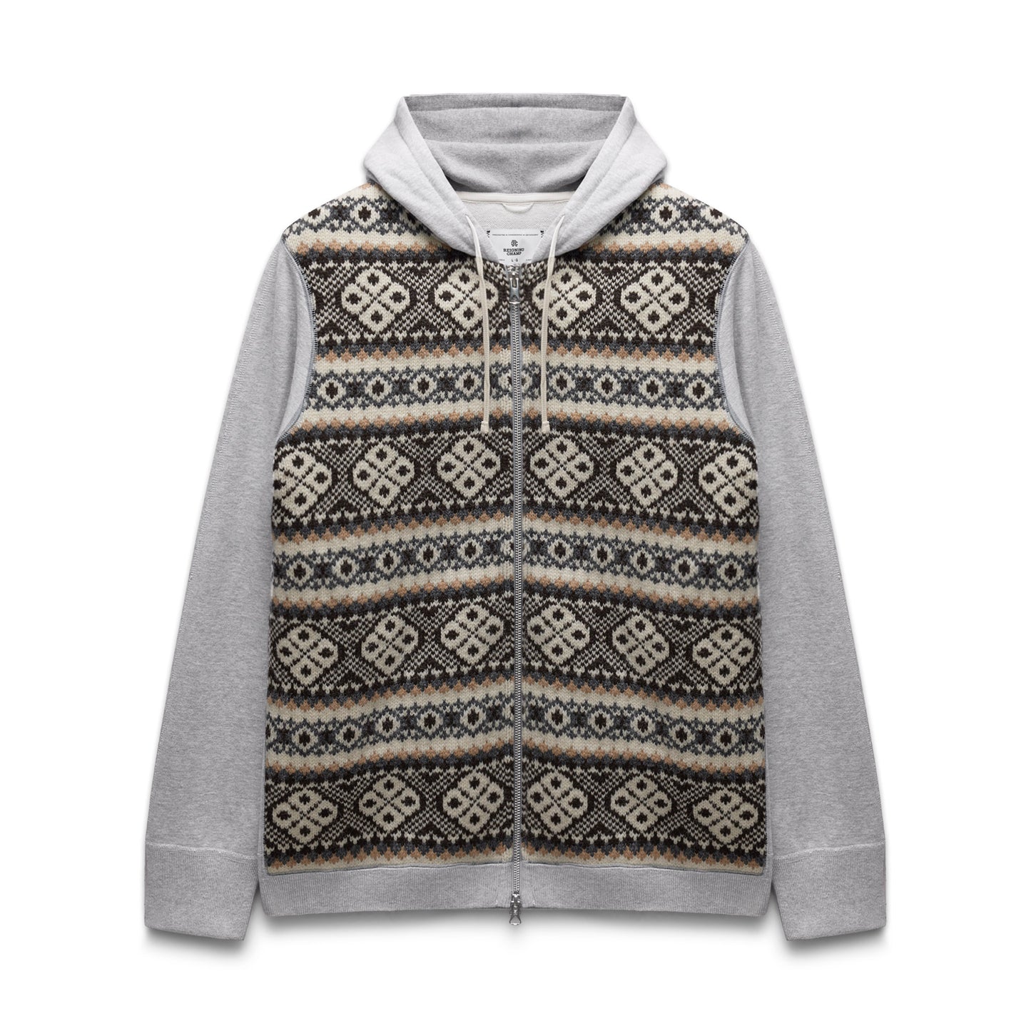 Junya Watanabe Shetland Wool Slim Zip Hoodie