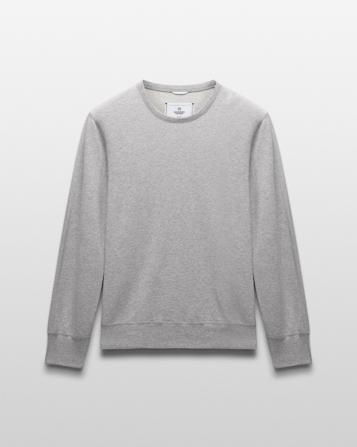 Lightweight Terry Slim Crewneck