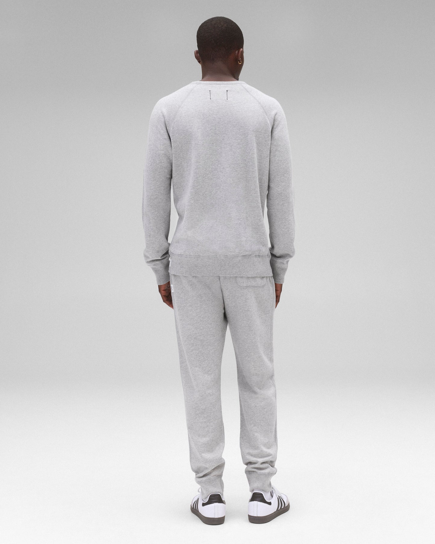 Lightweight Terry Slim Crewneck