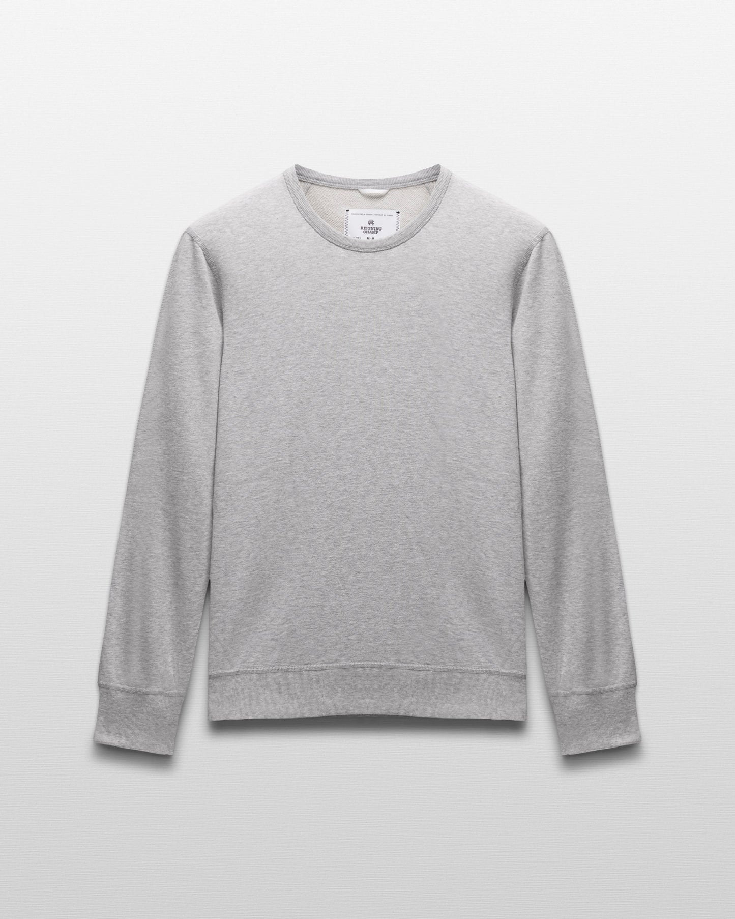 Lightweight Terry Slim Crewneck