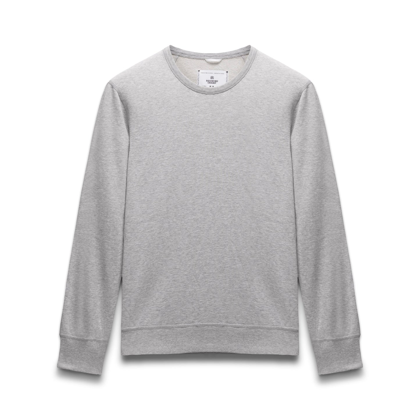 Lightweight Terry Slim Crewneck