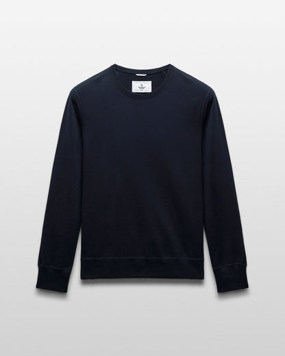 Lightweight Terry Slim Crewneck