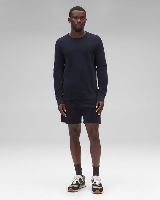 Lightweight Terry Slim Crewneck