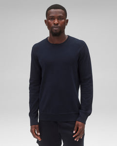 Lightweight Terry Slim Crewneck