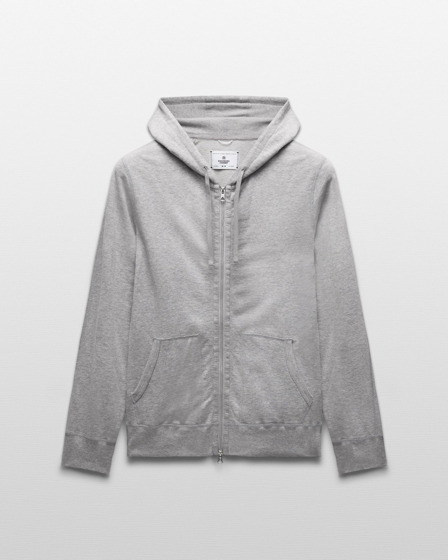 Lightweight Terry Slim Zip Hoodie