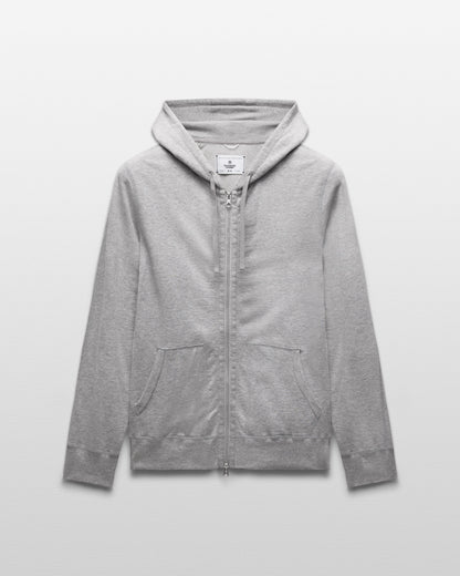 Lightweight Terry Slim Zip Hoodie