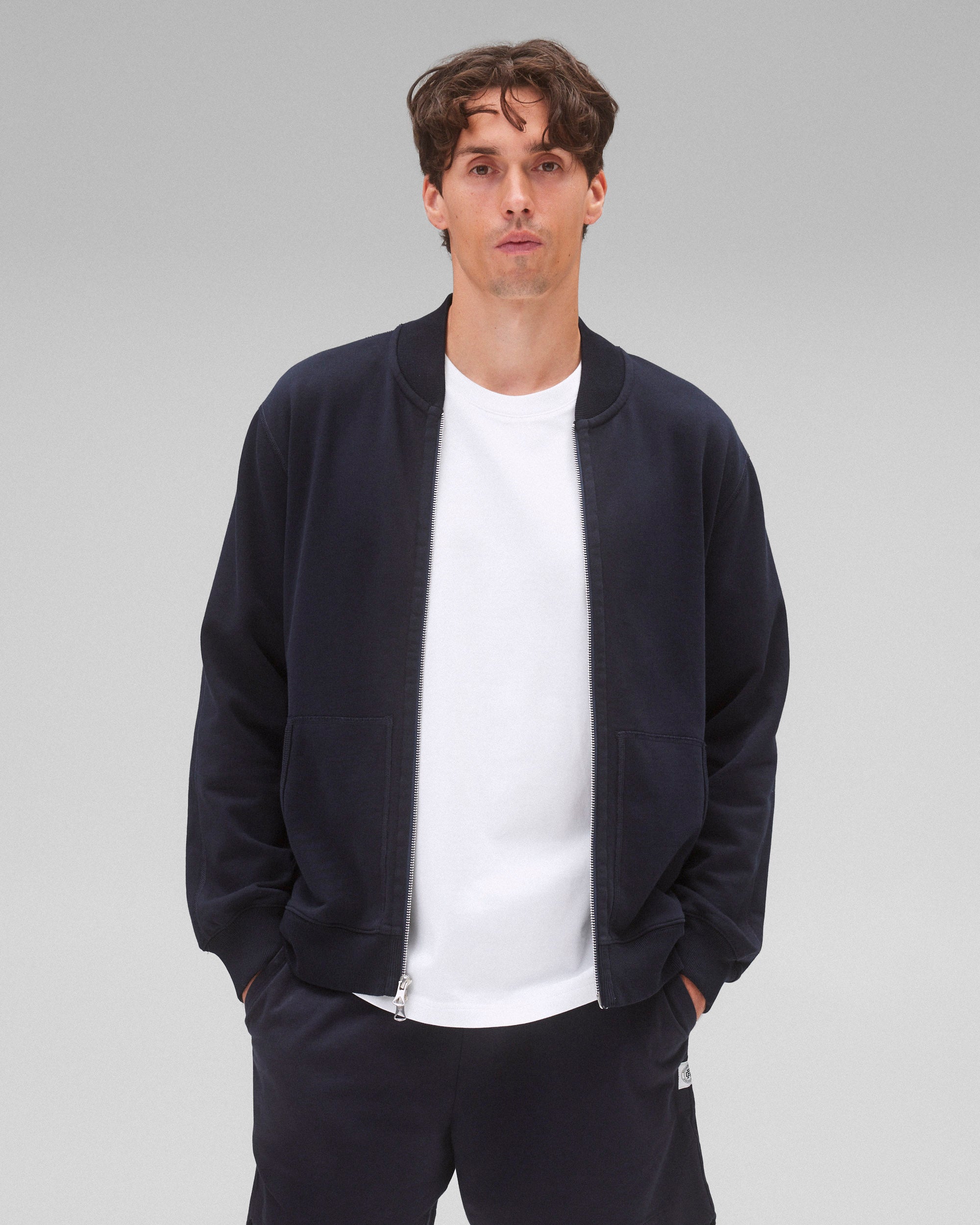 Midweight Terry Full Zip Bomber Reigning Champ