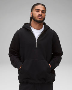 Midweight Terry Half Zip Standard Hoodie