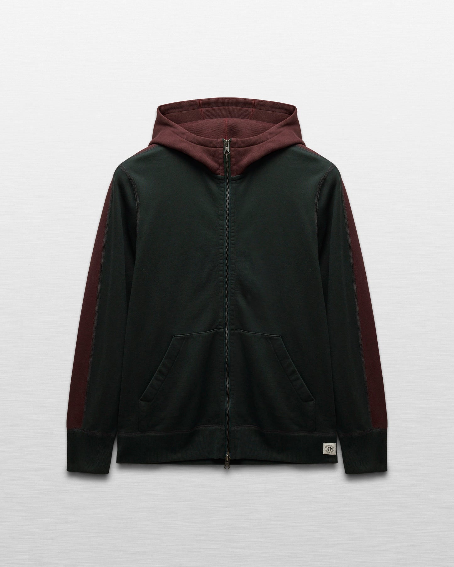 Midweight Terry Racer Zip Hoodie