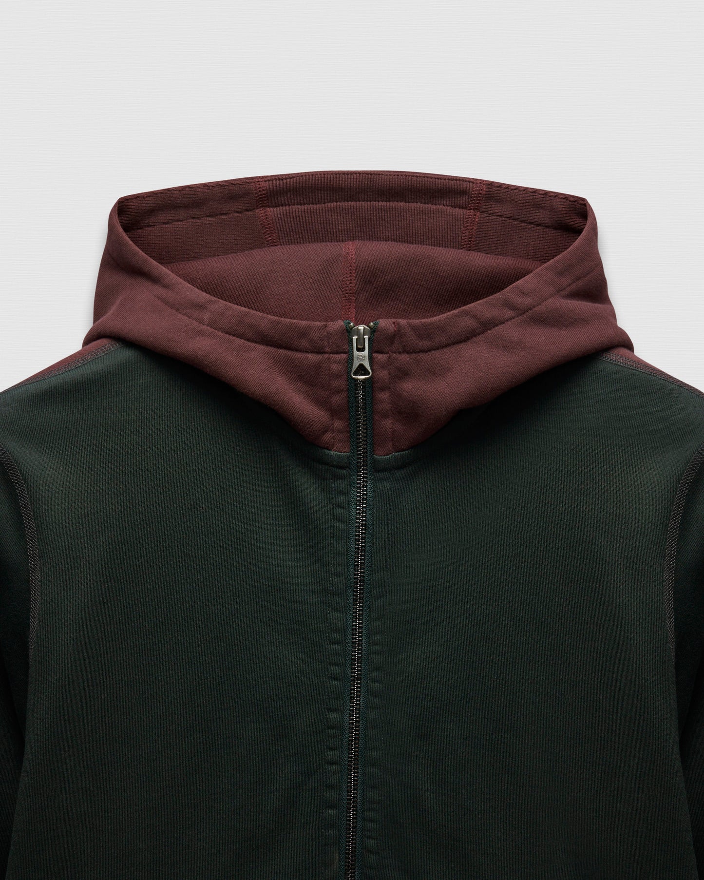 Midweight Terry Racer Zip Hoodie