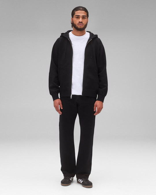 Brushed Fleece Standard Zip Hoodie