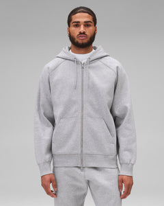 Brushed Fleece Zip Hoodie