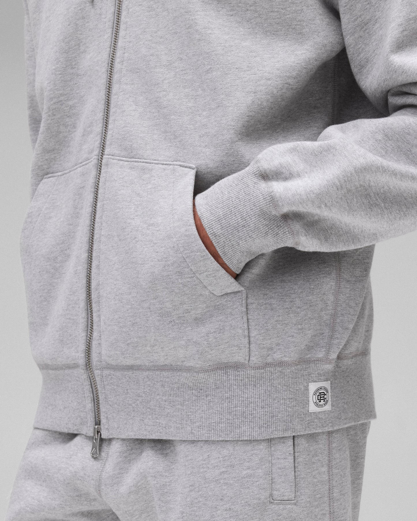 Brushed Fleece Zip Hoodie