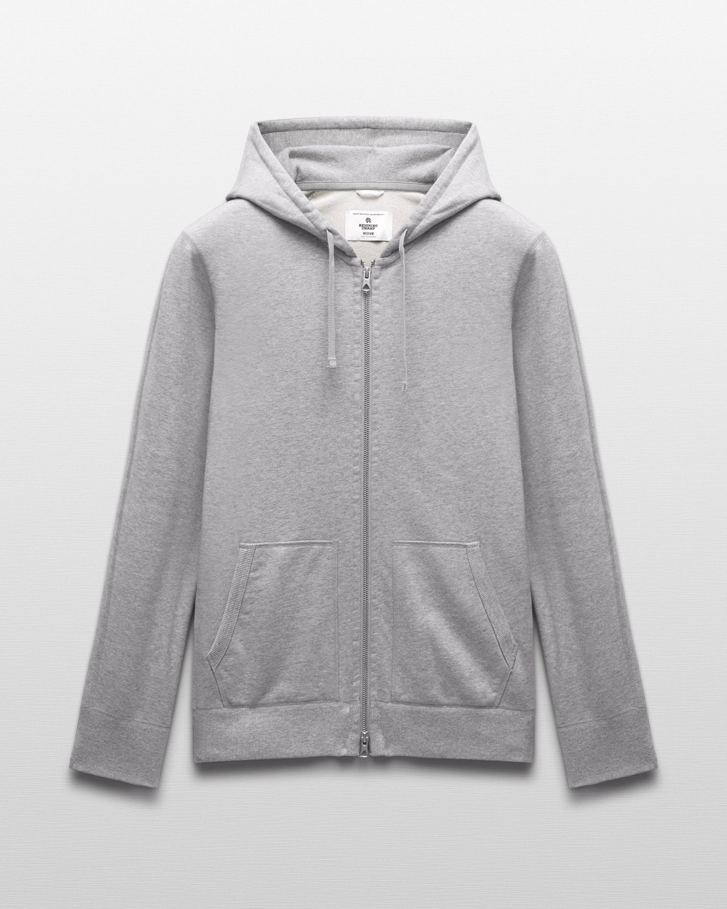 Midweight Terry Slim Zip Hoodie