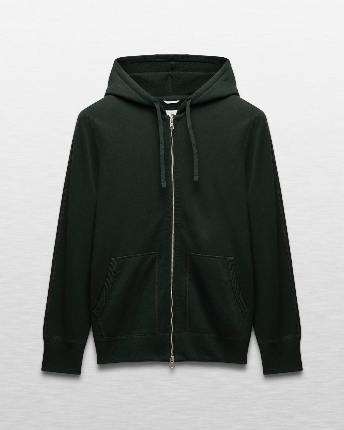 Midweight Terry Slim Zip Hoodie