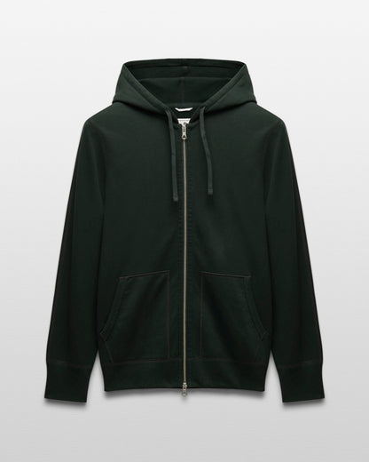 Midweight Terry Slim Zip Hoodie