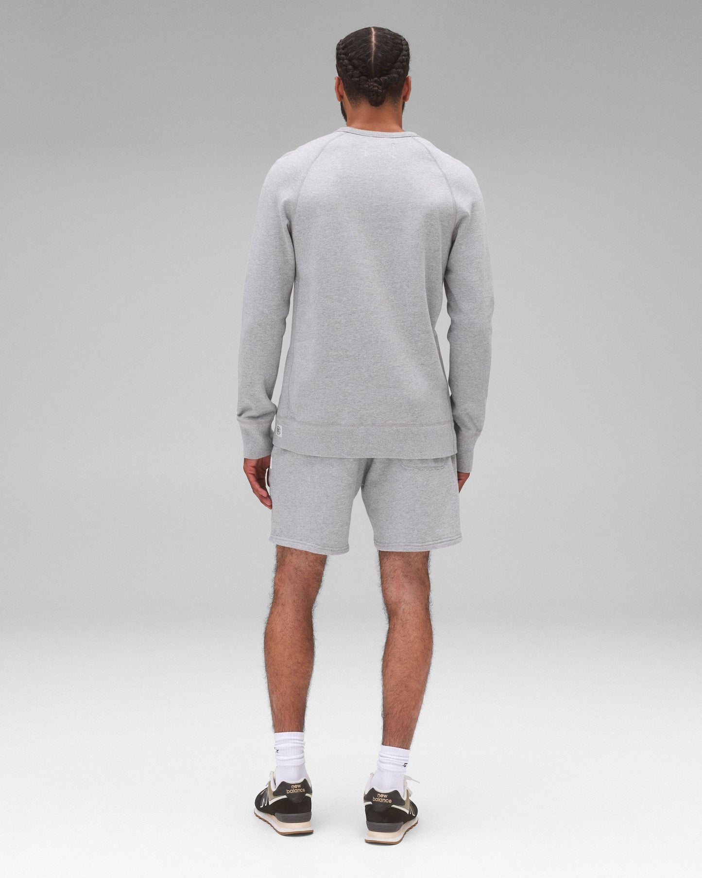 Midweight Terry Slim Crewneck