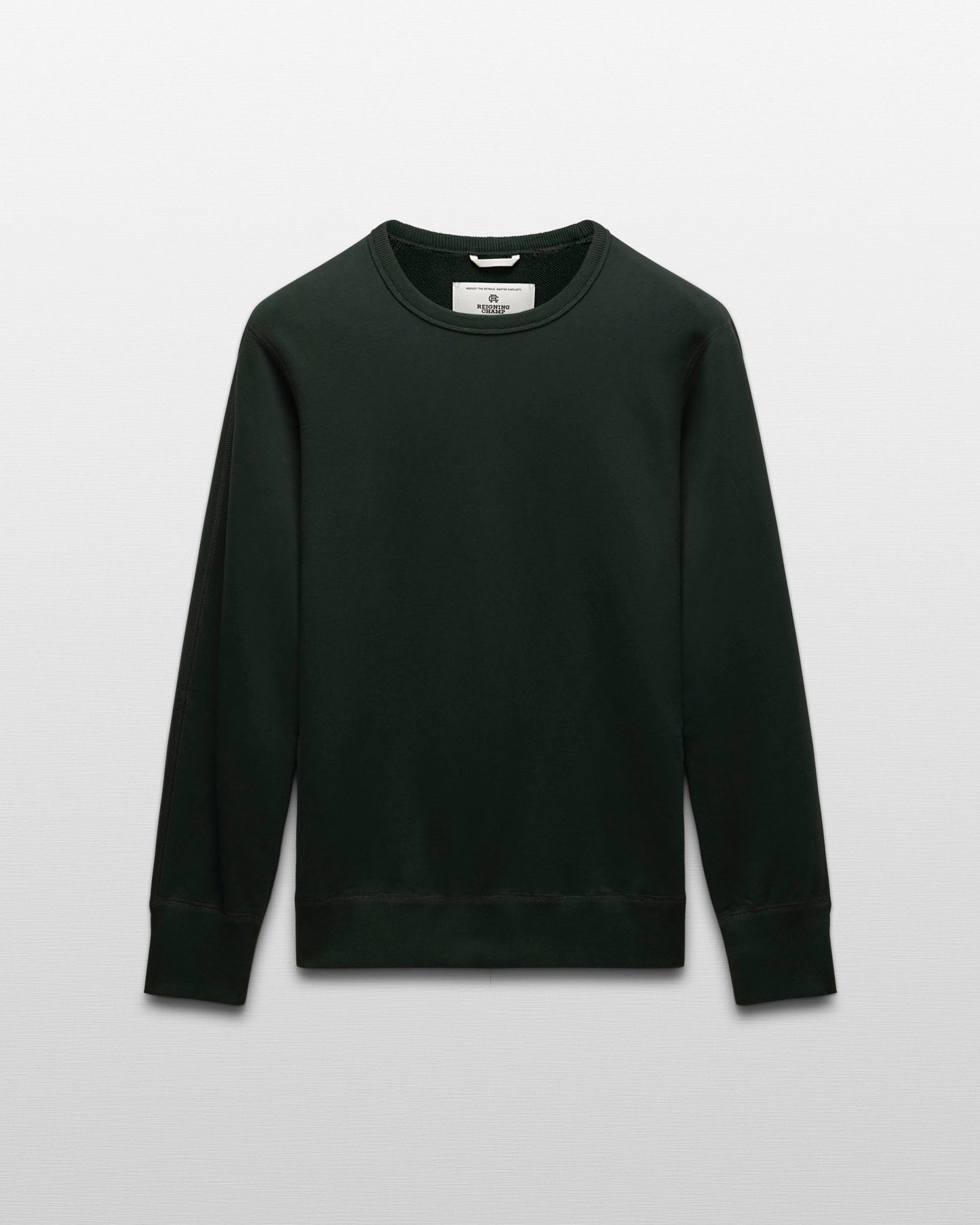 Midweight Terry Slim Crewneck