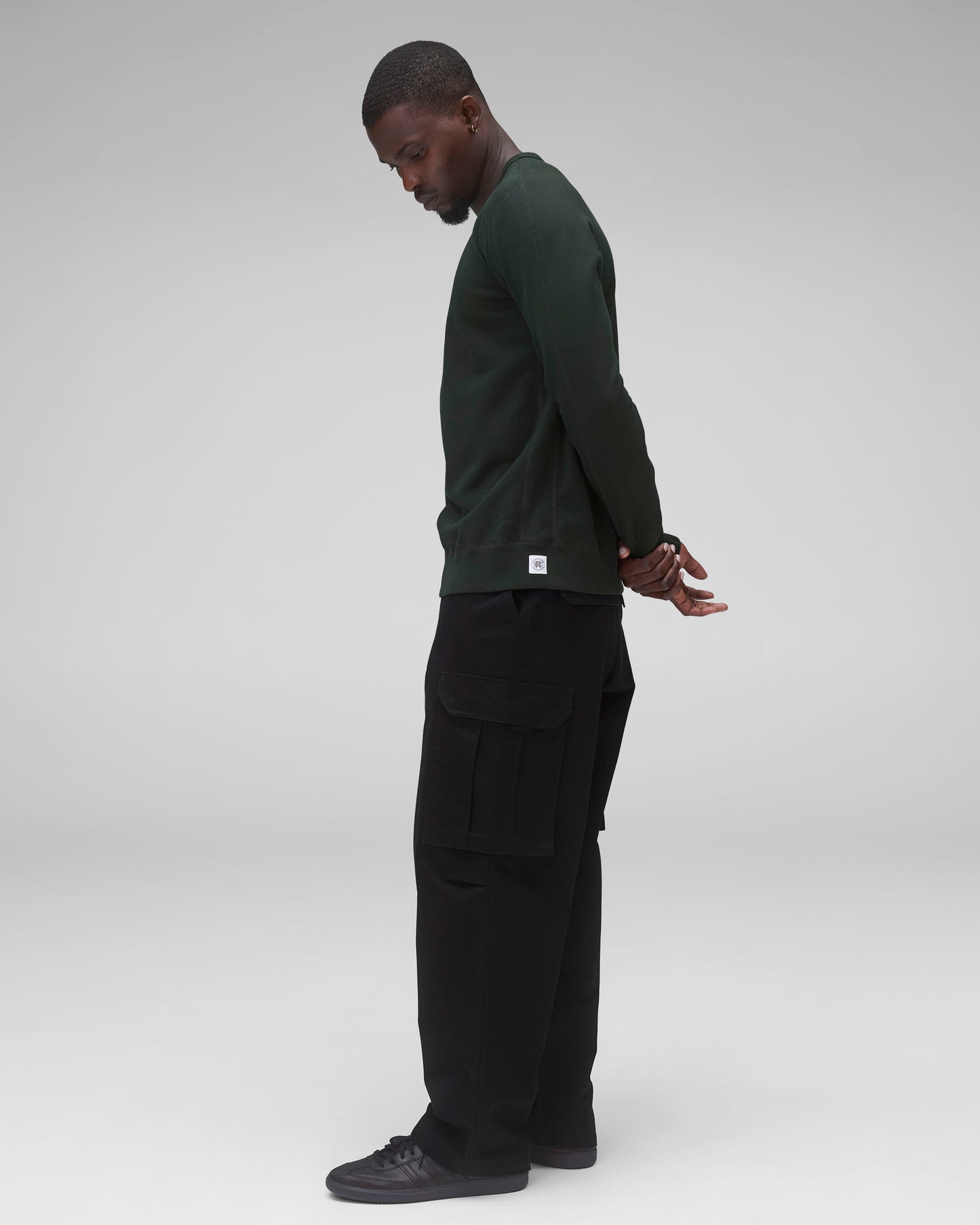 Midweight Terry Slim Crewneck