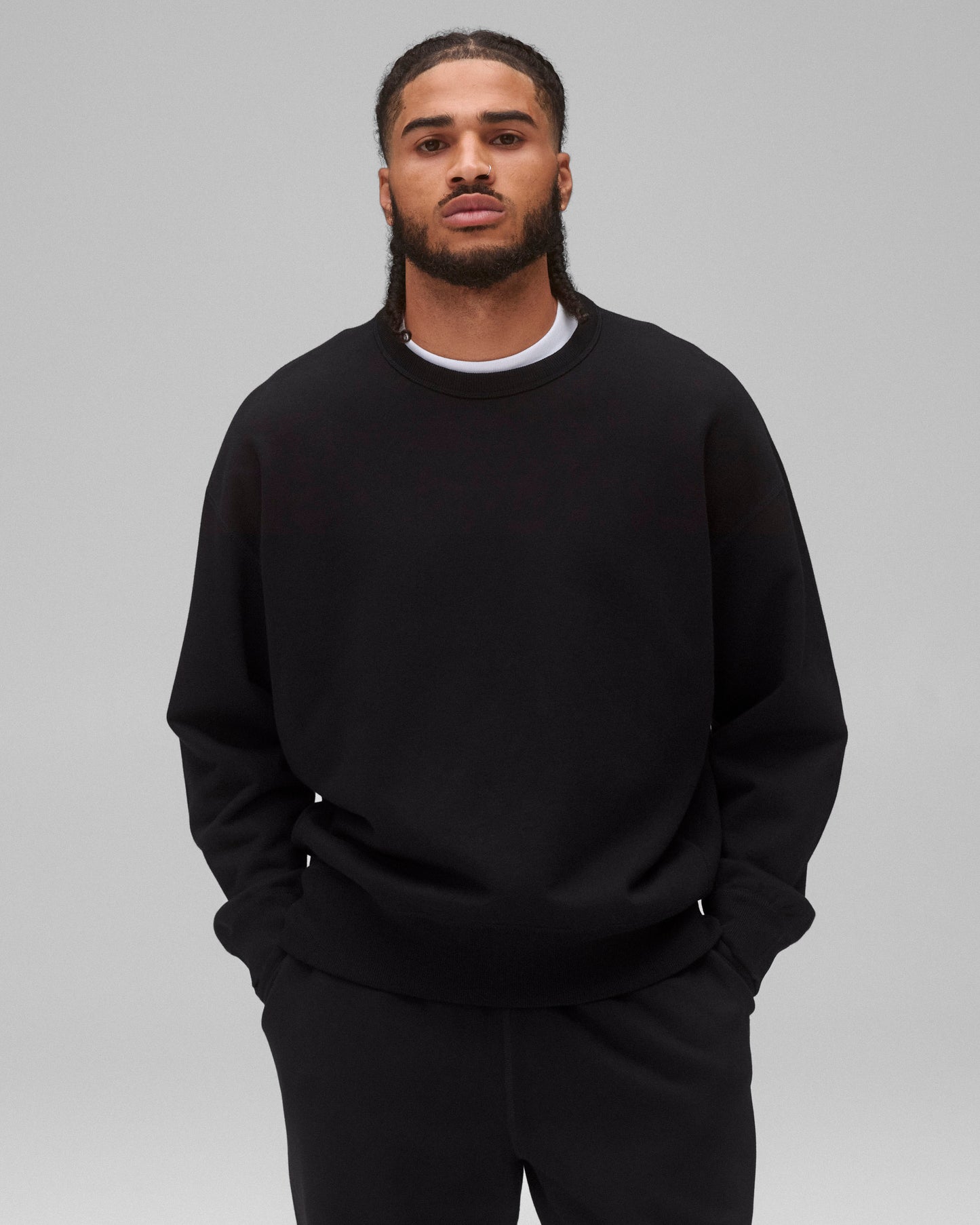 Midweight Terry Relaxed Crewneck