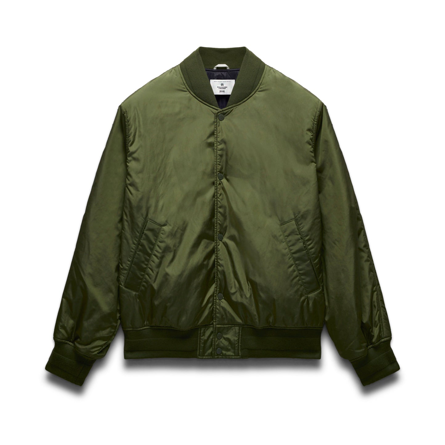 Econyl Satin Nylon Stadium Jacket