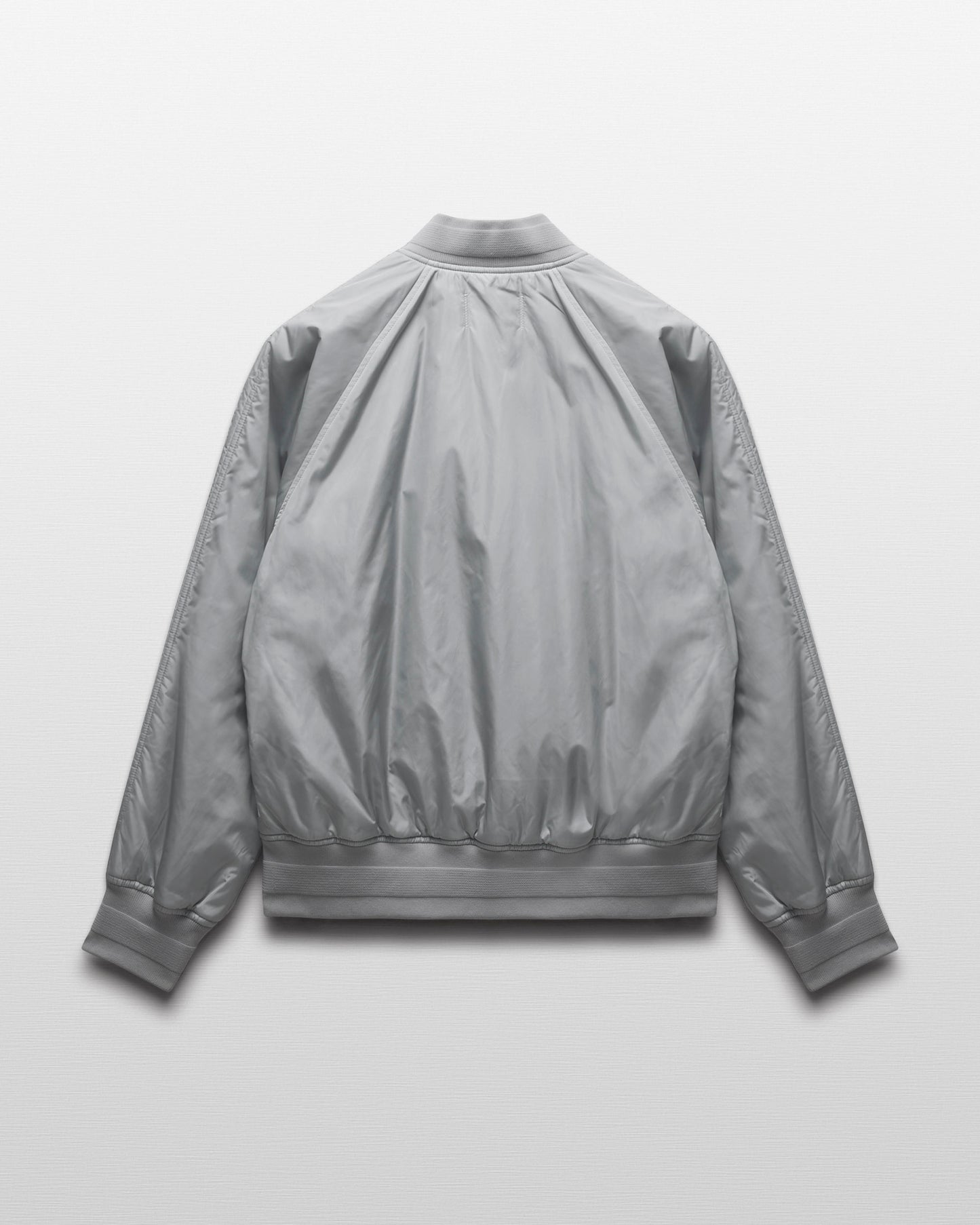 Econyl Satin Nylon Stadium Jacket