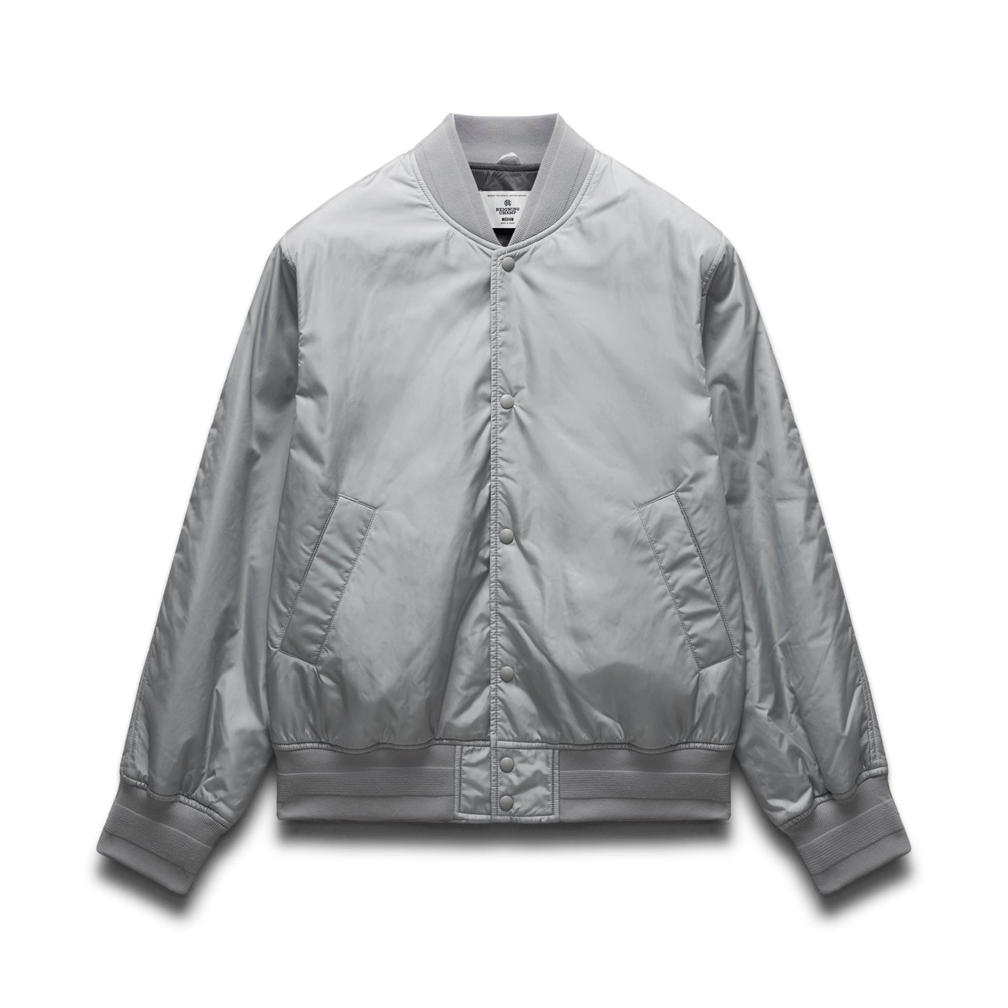 Econyl Satin Nylon Stadium Jacket