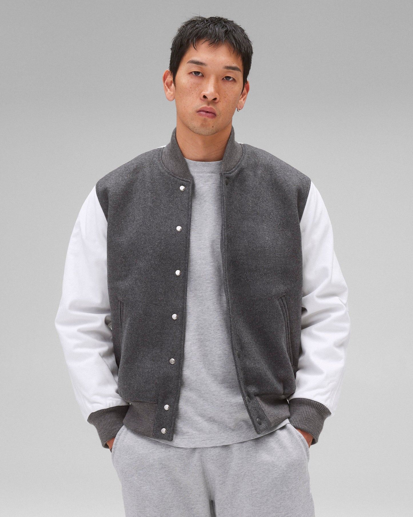 Melton Wool Varsity Jacket