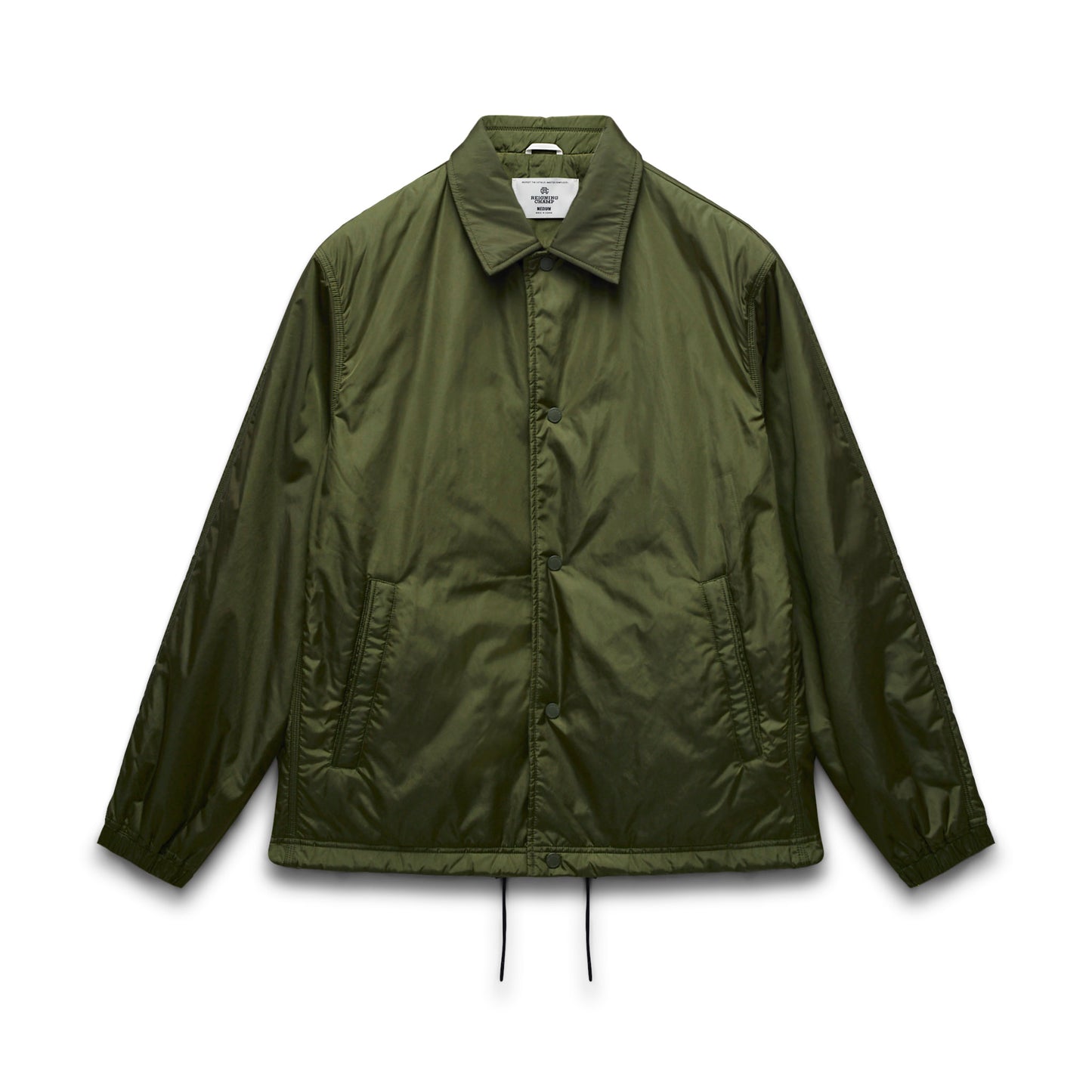 Econyl Satin Nylon Coach's Jacket