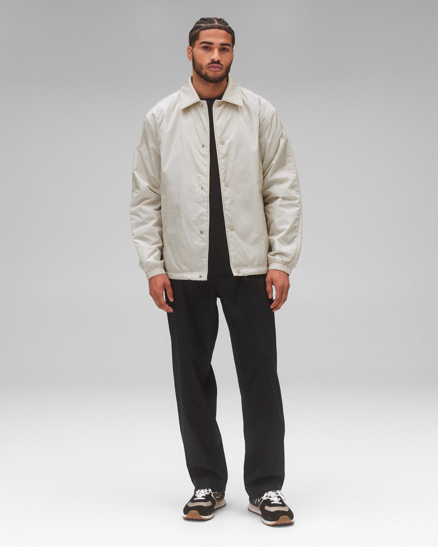 Econyl Satin Nylon Coach's Jacket