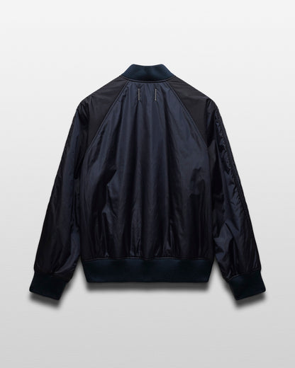 Econyl Satin Nylon Stadium Jacket