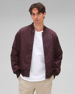 Econyl Satin Nylon Stadium Jacket