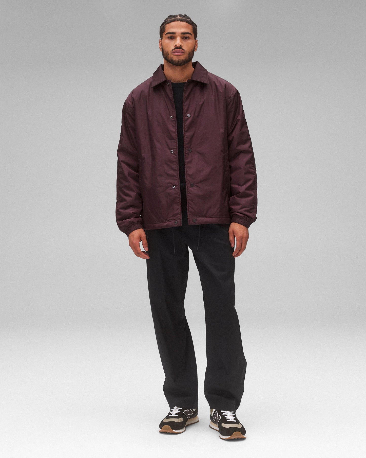 Econyl Satin Nylon Coach's Jacket