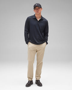 Stretch Warp Knit Slim Coach's Pant