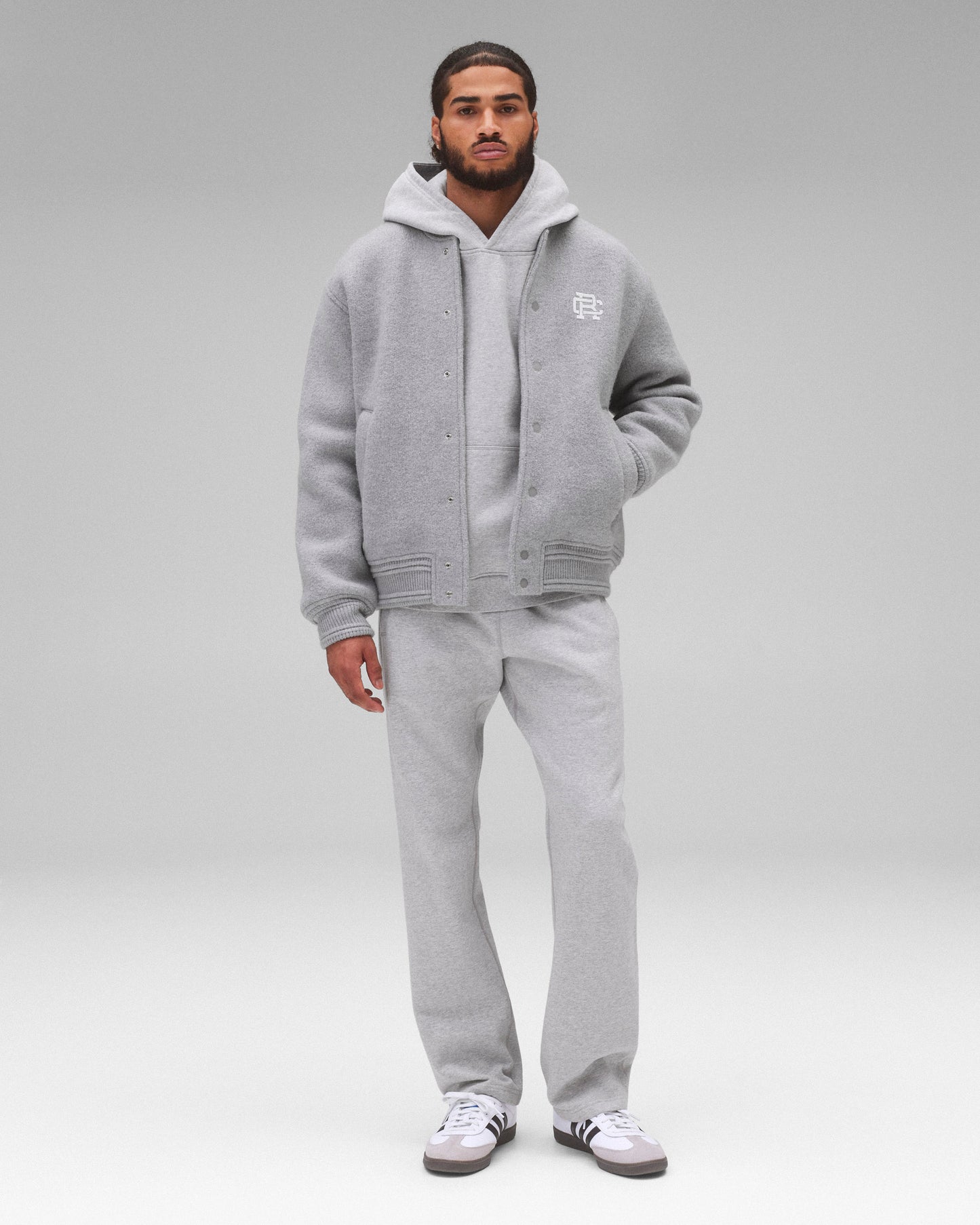 Brushed Fleece Straight Leg Sweatpant