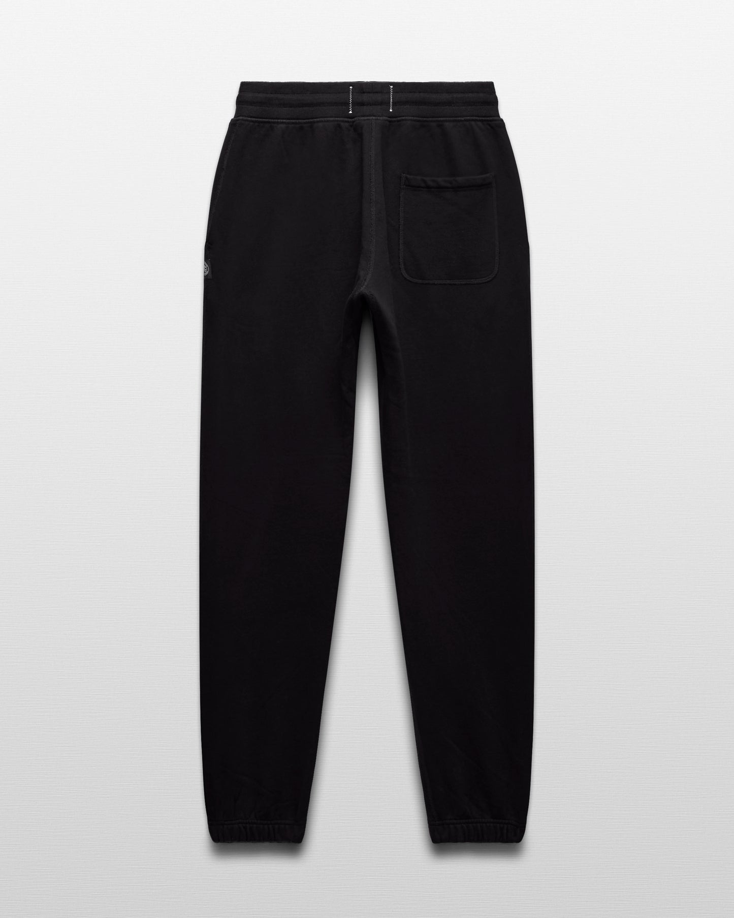 Kyoto Black Midweight Terry Standard Sweatpant