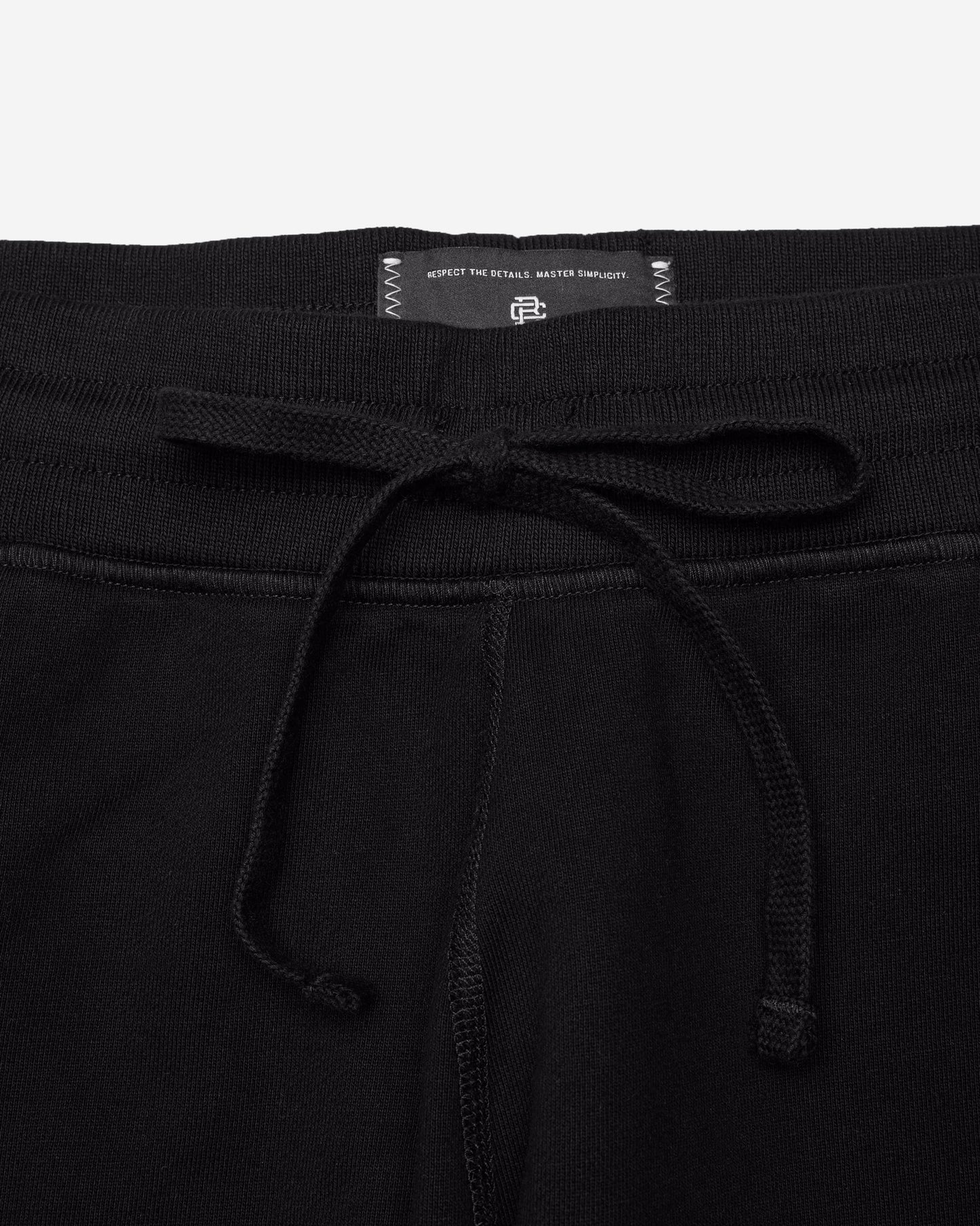 Kyoto Black Midweight Terry Standard Sweatpant